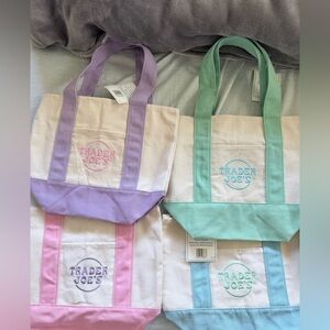 Trader Joe's Pink Tote Bag